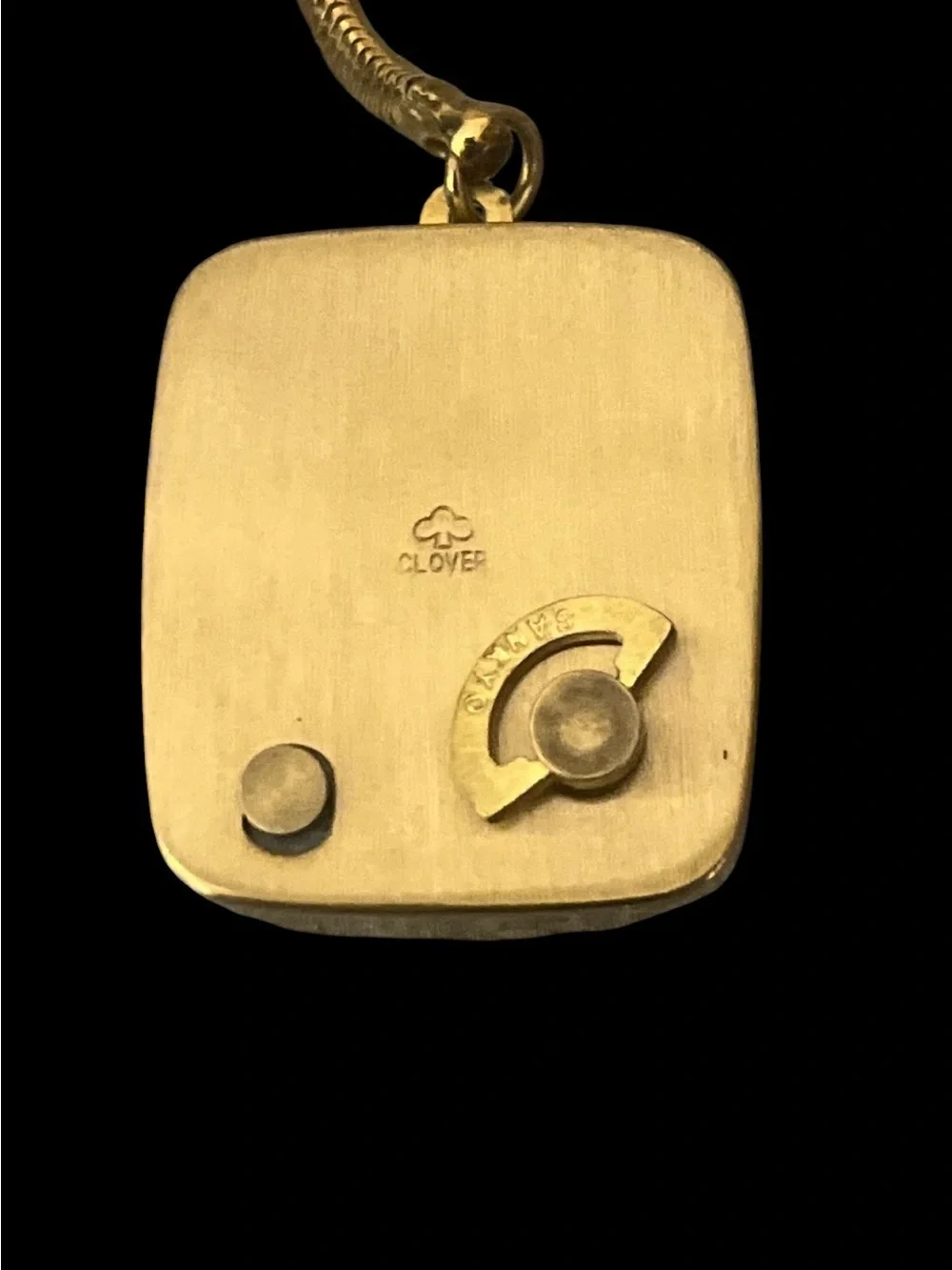 Clover Sankyo Star of David Music Box Keychain Jewish Vintage Israel Collectible